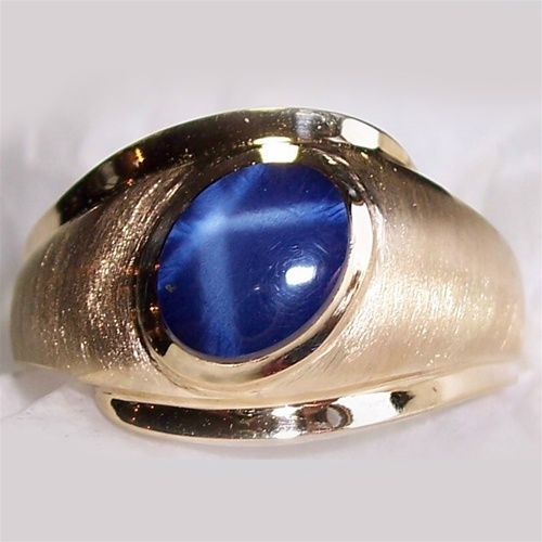 Golden Blue Star Sapphire Ring at Rs 500 in Jaipur | ID: 23846953288