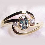 Women's Birthstone Stone Ring Style - 5259