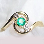 Women's Birthstone Stone Ring Style - 5279