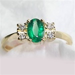 Women's Birthstone Stone Ring Style - 5281