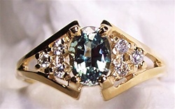 Women's Genuine Alexandrite Ring