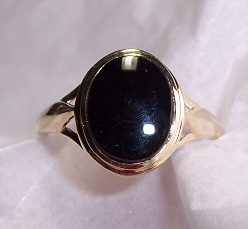 Women S Black Onyx Ring