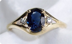 Women's Sapphire Ring